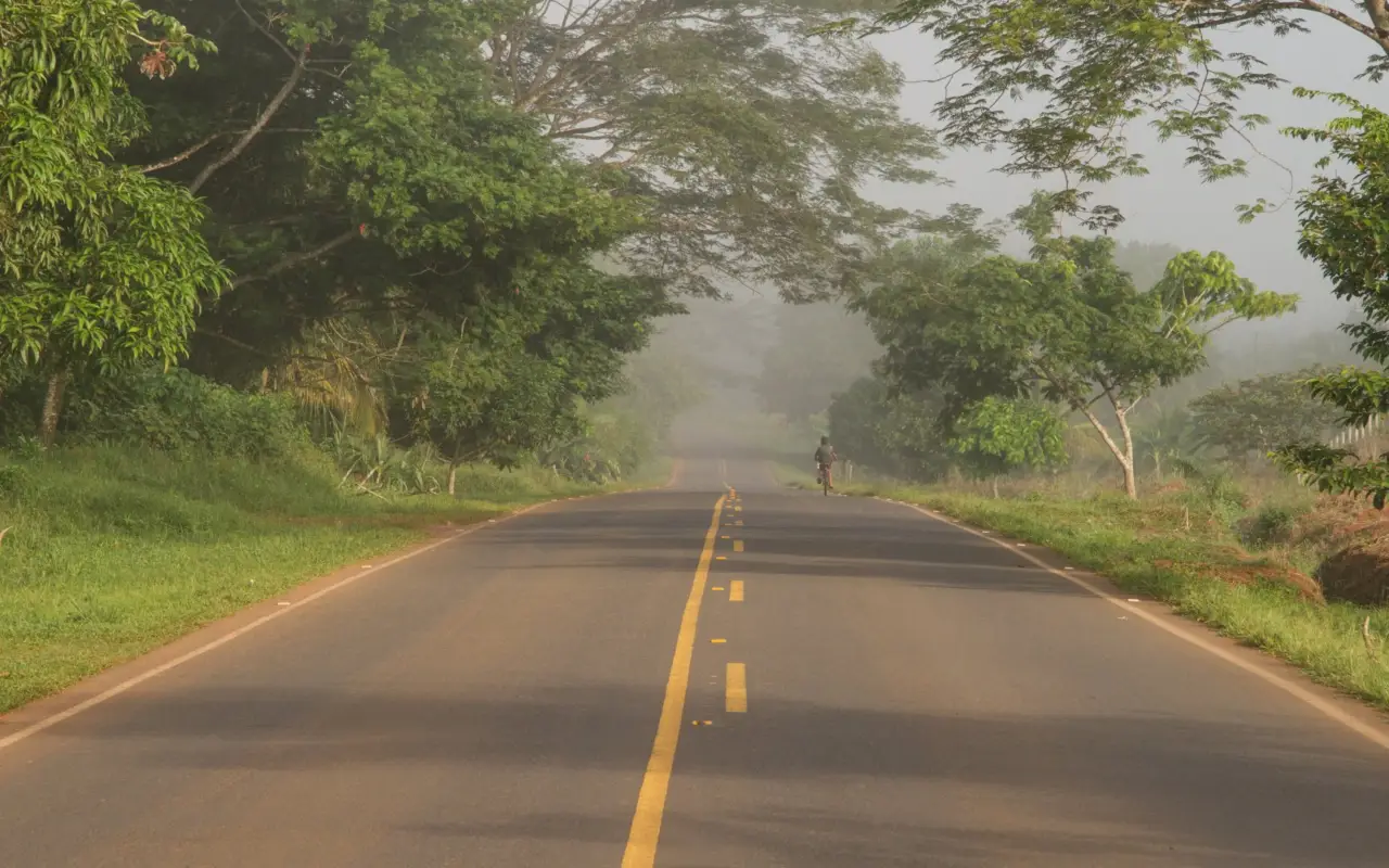 Route de Cano Negro au Costa Rica