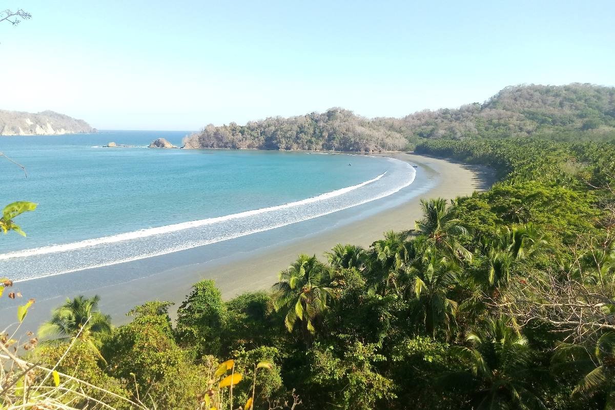 Plage principale de la réserve de Curú 